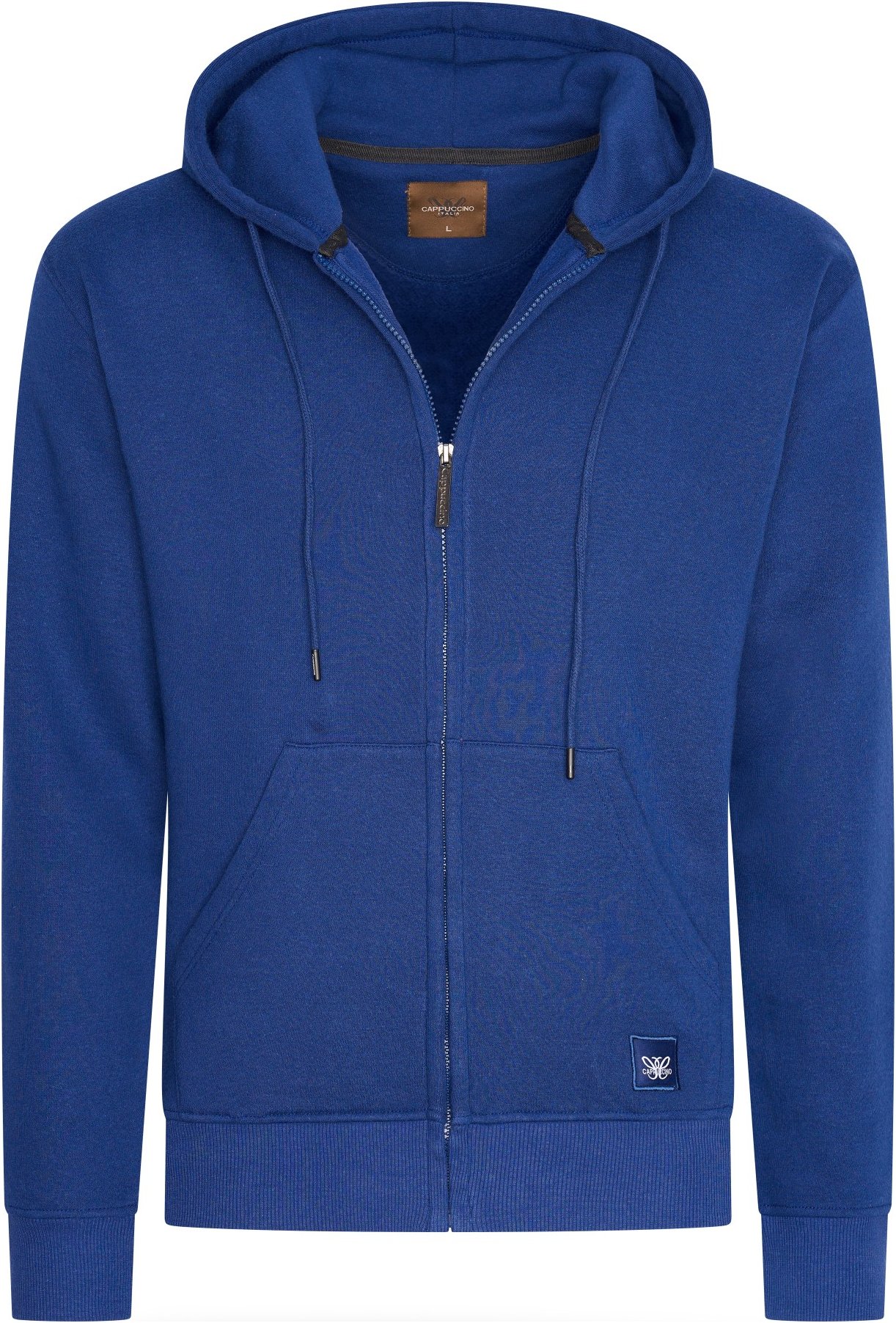 Cappuccino Italia Fleece-Kapuze für Herren. Der Fleece-Kapuzenpullover besteht aus Baumwolle und Polyester und hat einen...