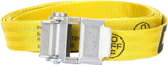 Off-White Gürtel Mini Industrial Gelb