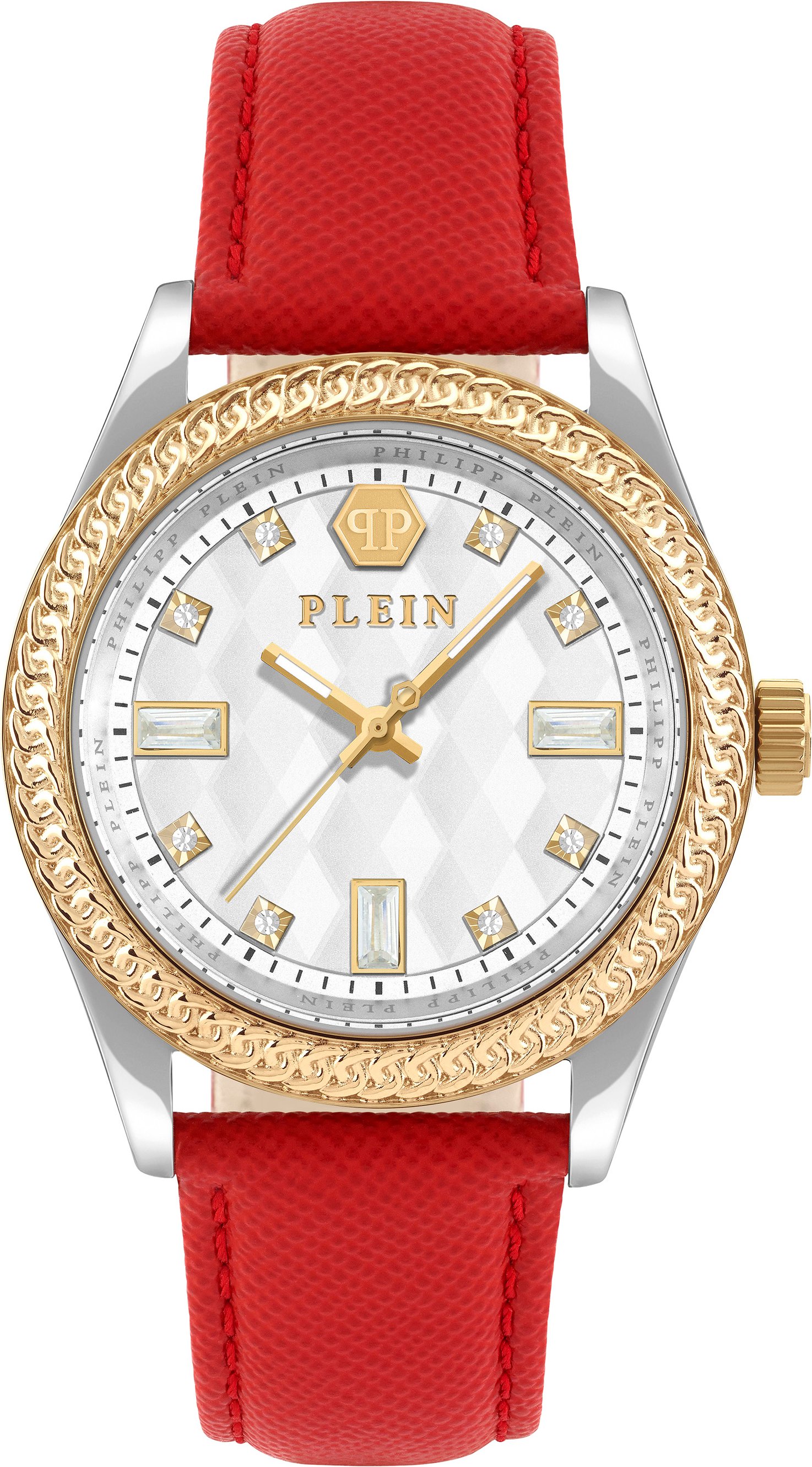 Philipp Plein Queen Damenred Uhr PWCDA0124