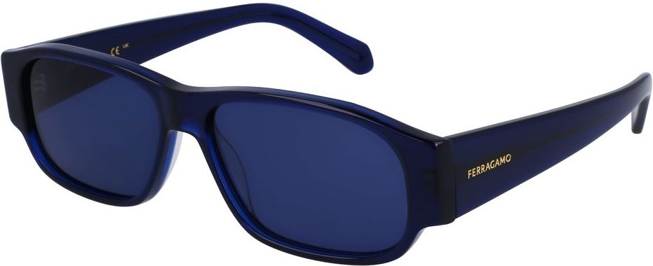 Blaue Acetat-Sonnenbrille