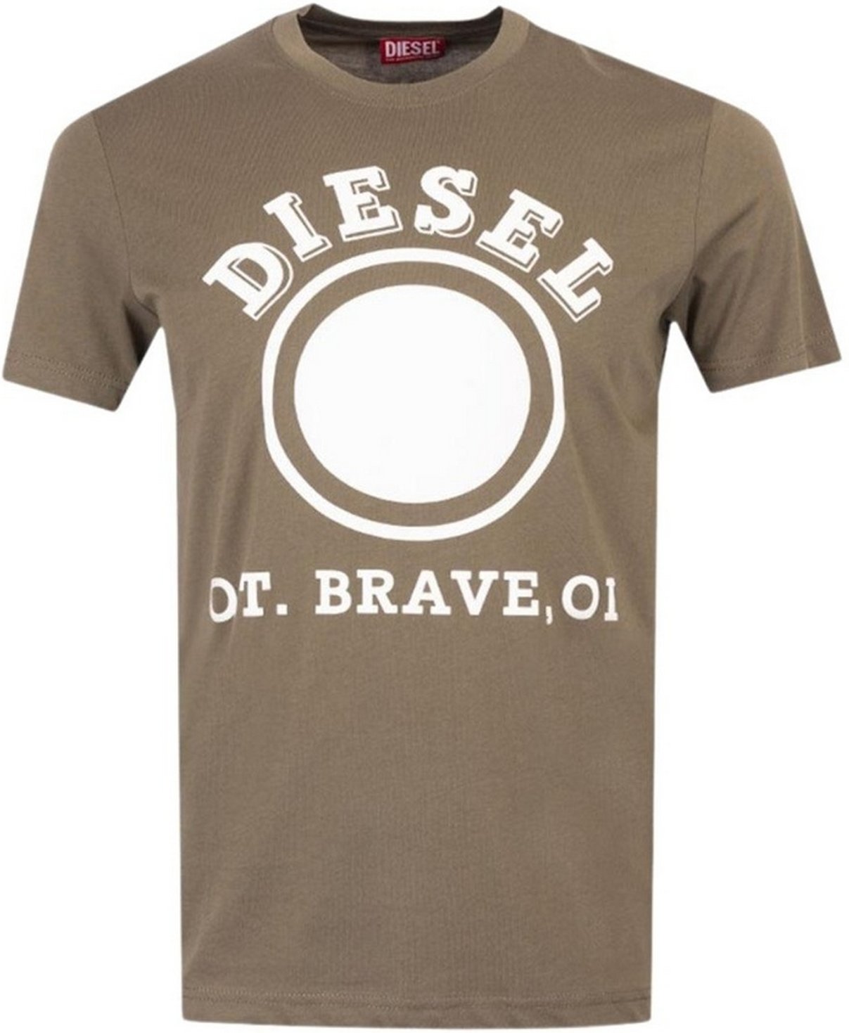 Diesel Herren 1976 Varsity Logo T-Shirt (Grün)