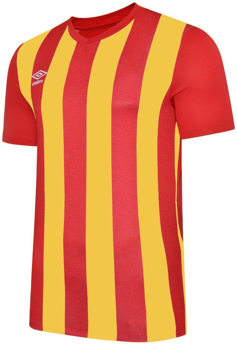 Umbro Ramone-Trikot für Herren (Zinnoberrot/Gelb)