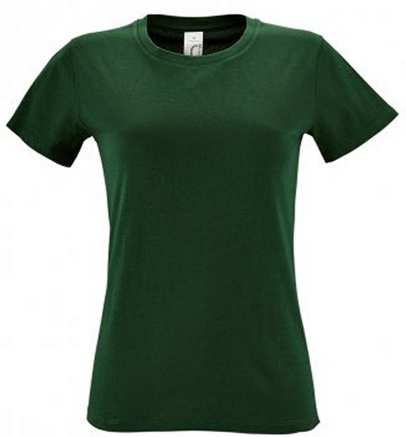 SOLS Damen/Damen Regent T-Shirt mit kurzen Ärmeln (Flaschengrün)