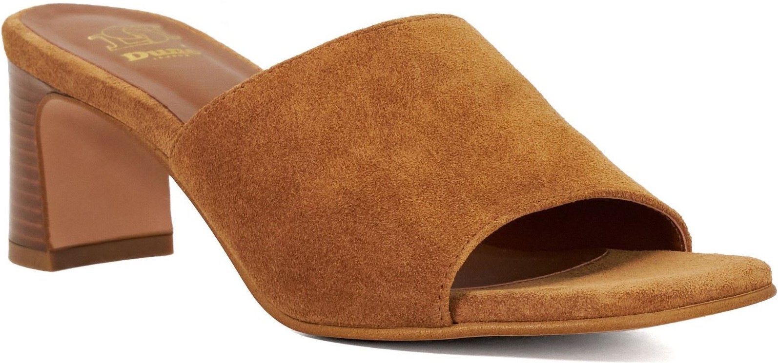 Dune Jule Wildleder Damen Sandalen in Tan