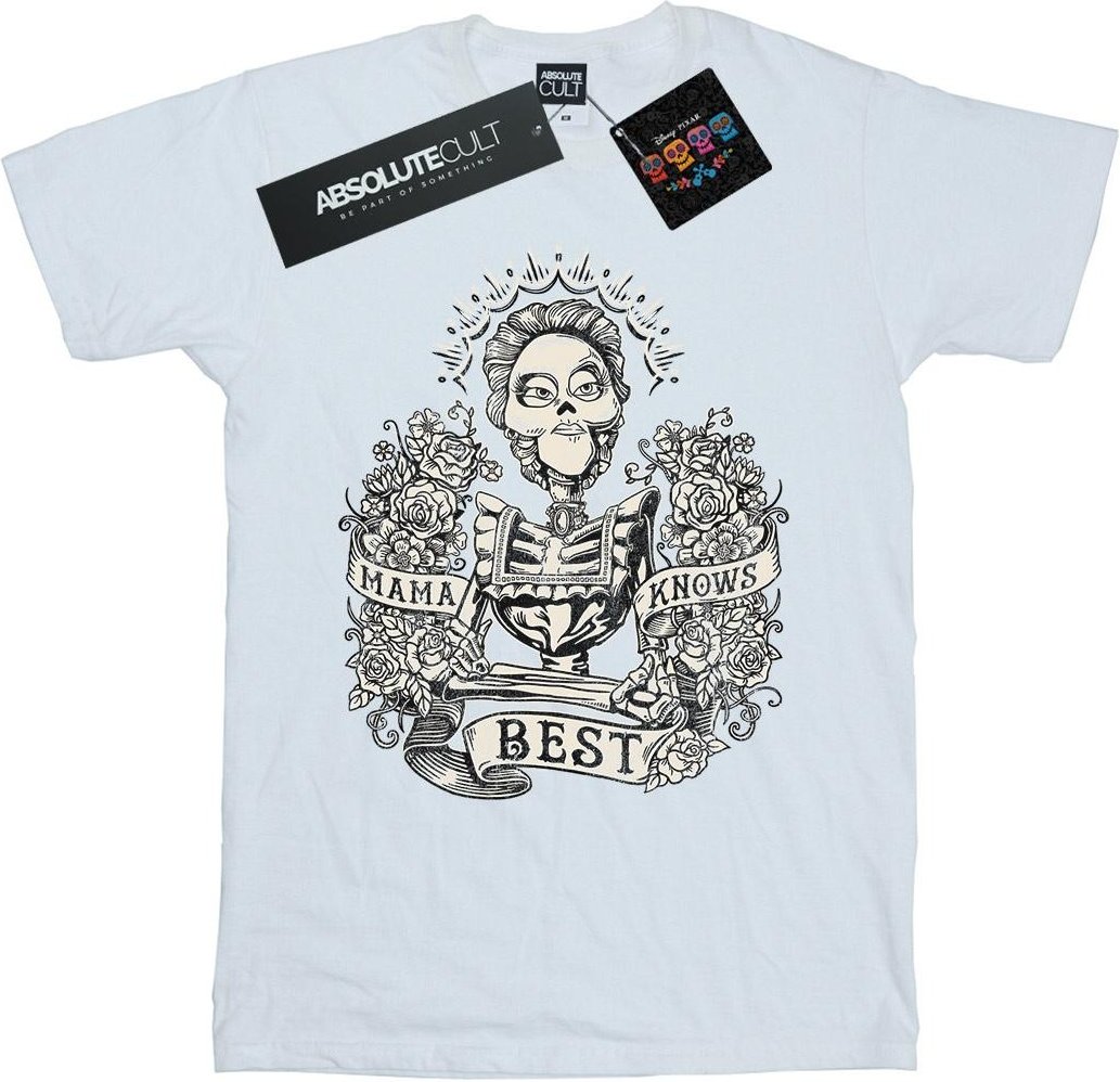 Disney - "Coco Mama Knows Best" T-Shirt für Damen (Weiß)