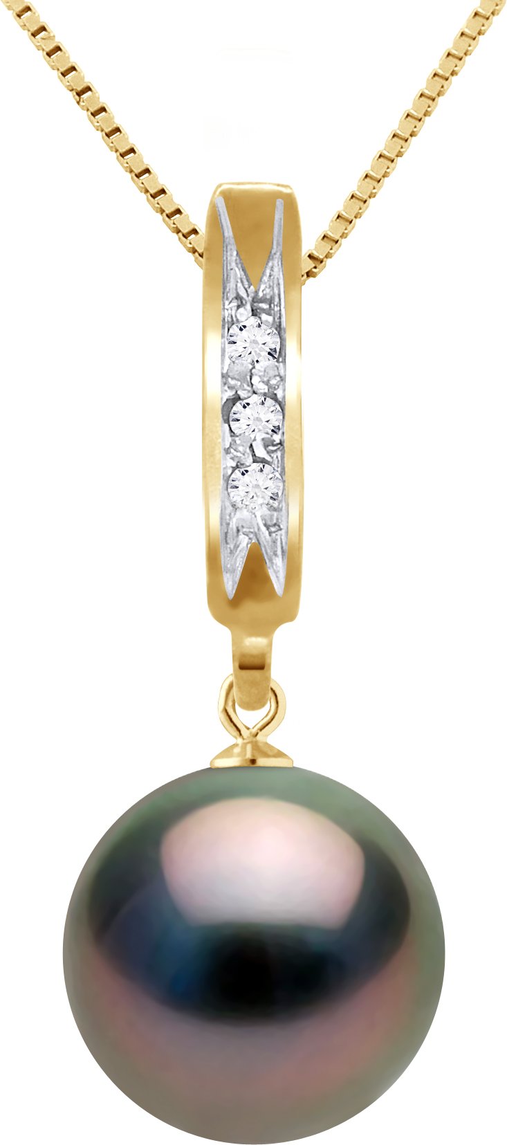 DIADEMA - Halskette - Diamanten - Tahiti-Perle - Gelbgold