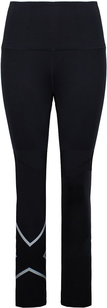 2XU Hi-Rise Compression Damen Schwarz/Silber Strumpfhose