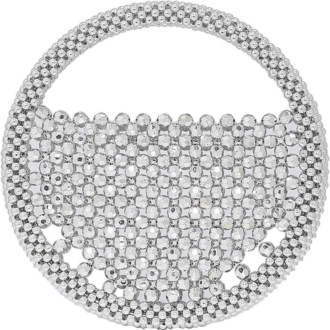 Mymo Handtasche Frauen Silber