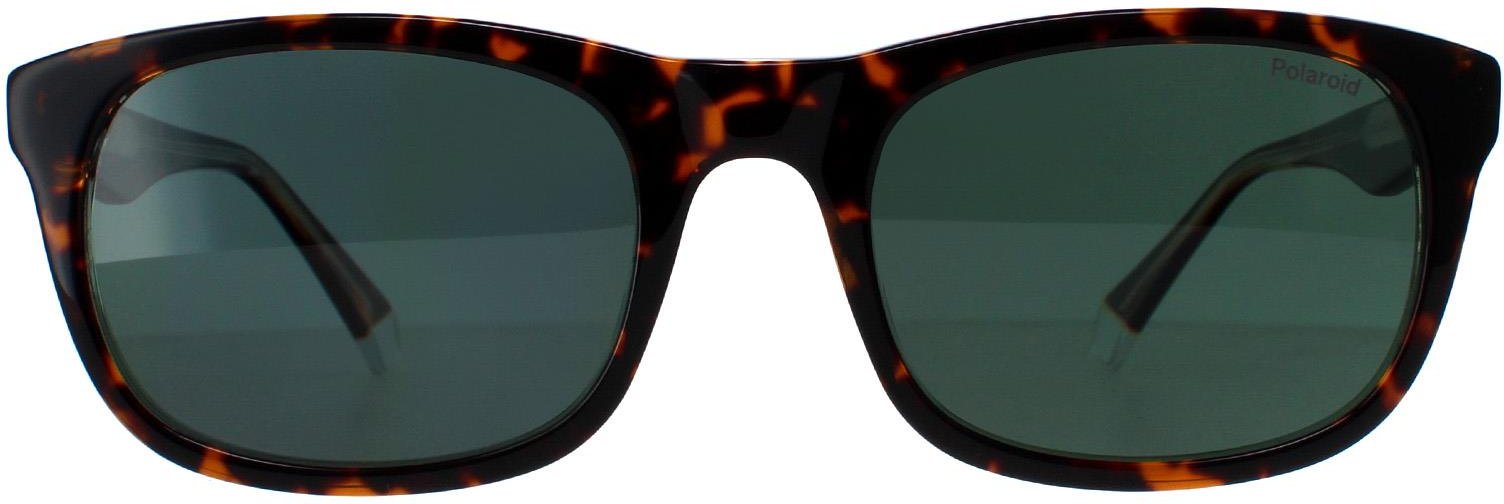 Polaroid Rectangle Herren Havanna Grün Polarisiert PLD 2104/S/X