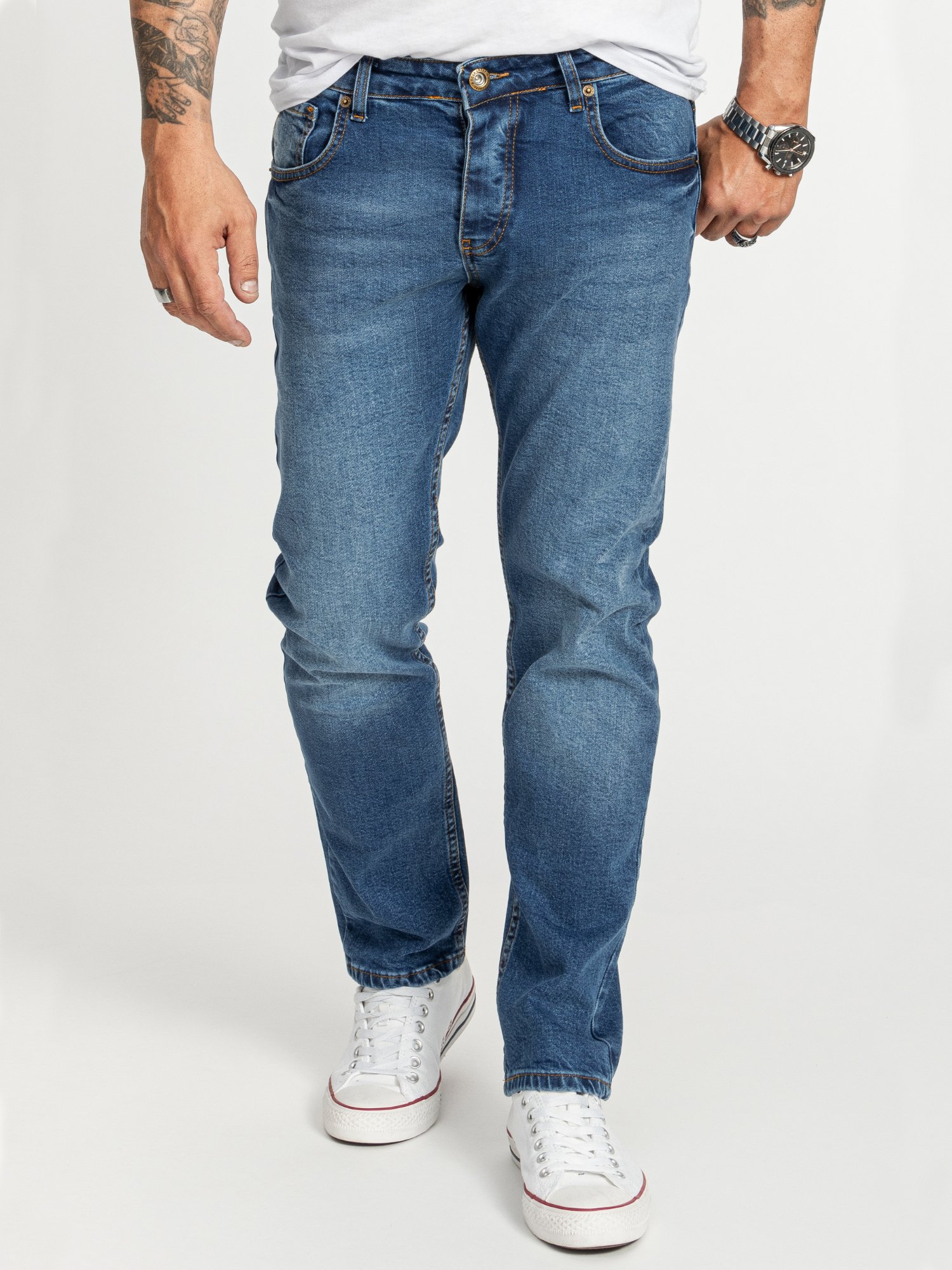 Rock Creek Jeans Blau