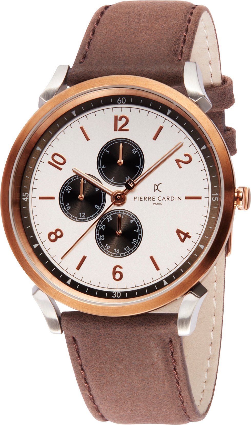 Pierre Cardin Pigalle Nine Braun Herren Armbanduhr CPI.2022