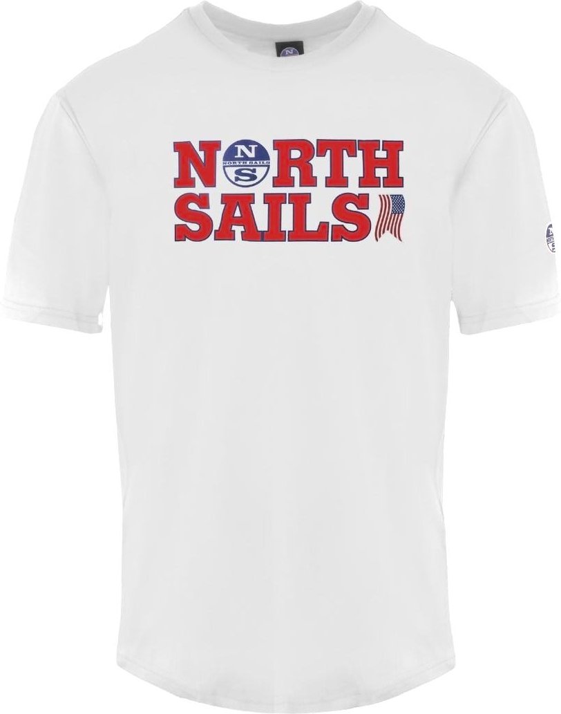 North Sails USA Weißes T-Shirt