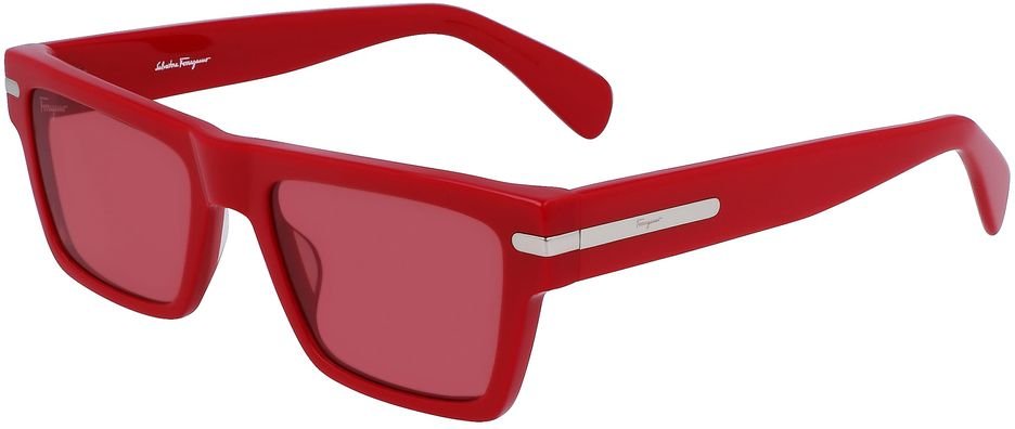 Rote Acetat-Sonnenbrille