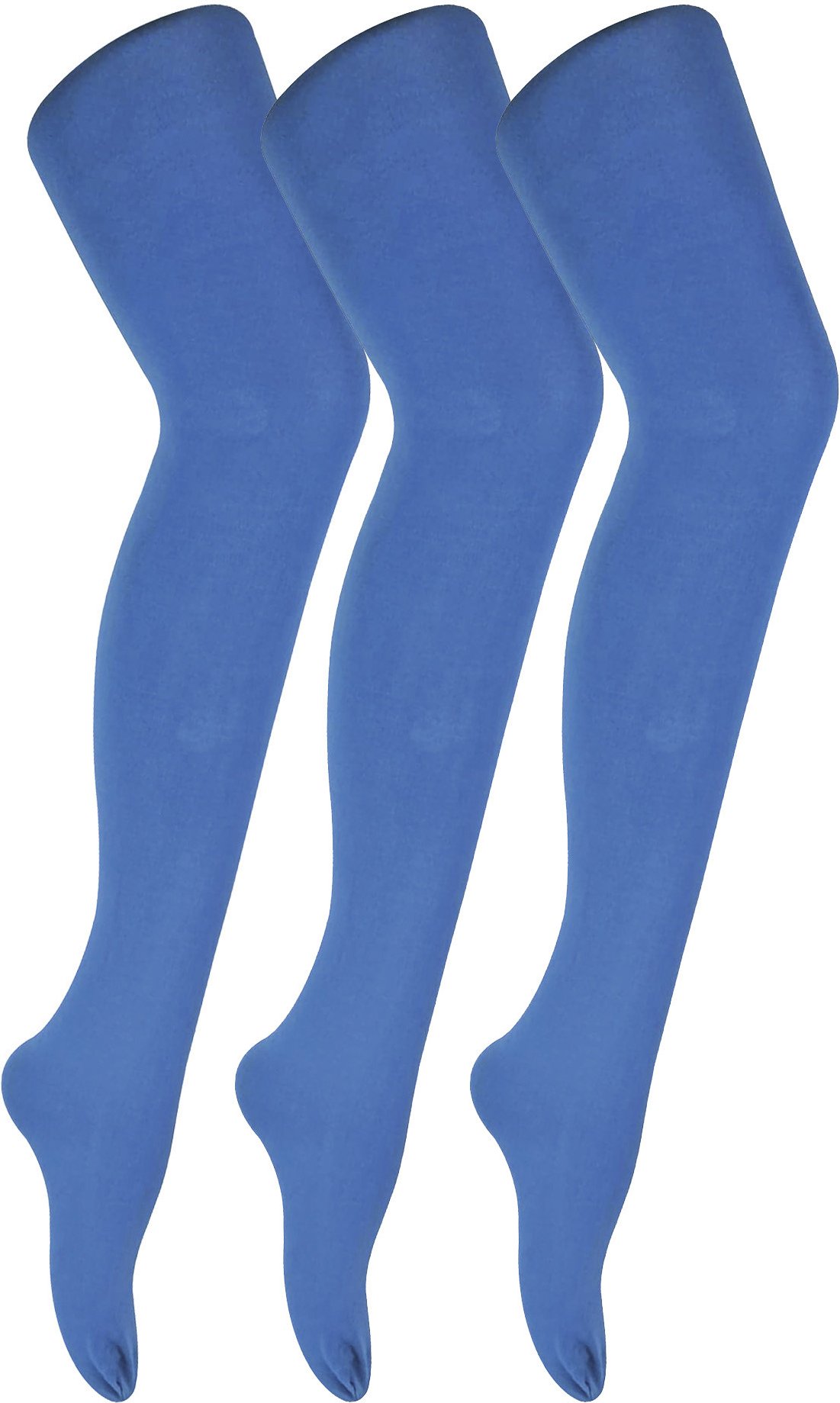 3 Paar Multipack Damen farbige undurchsichtige 80 Denier Strumpfhosen | Socken Snob | Einfarbige Block Farbe Strumpfhose...