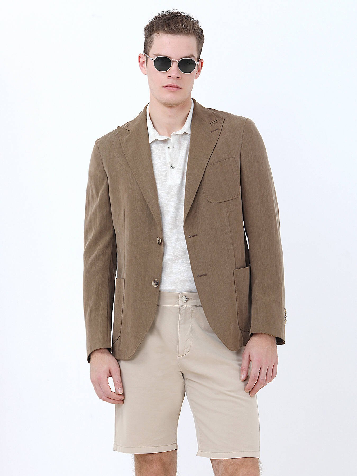 Schlichte Jacke mit moderner Passform