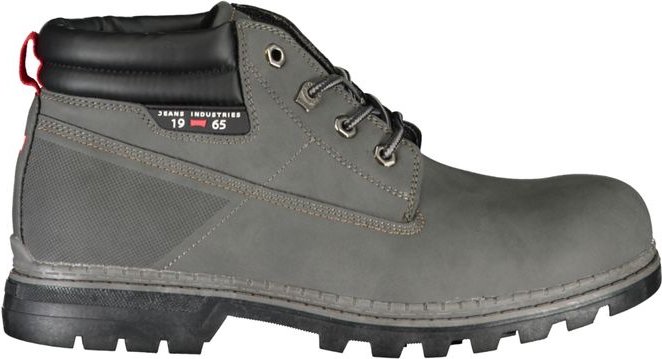 6520 Graue Midtop-Stiefel