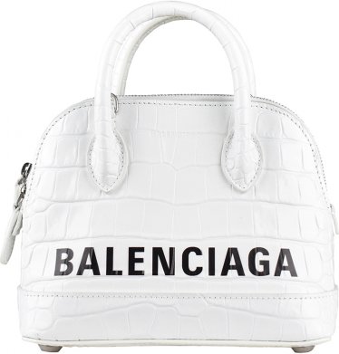Balenciaga Ville Handtasche Weiß