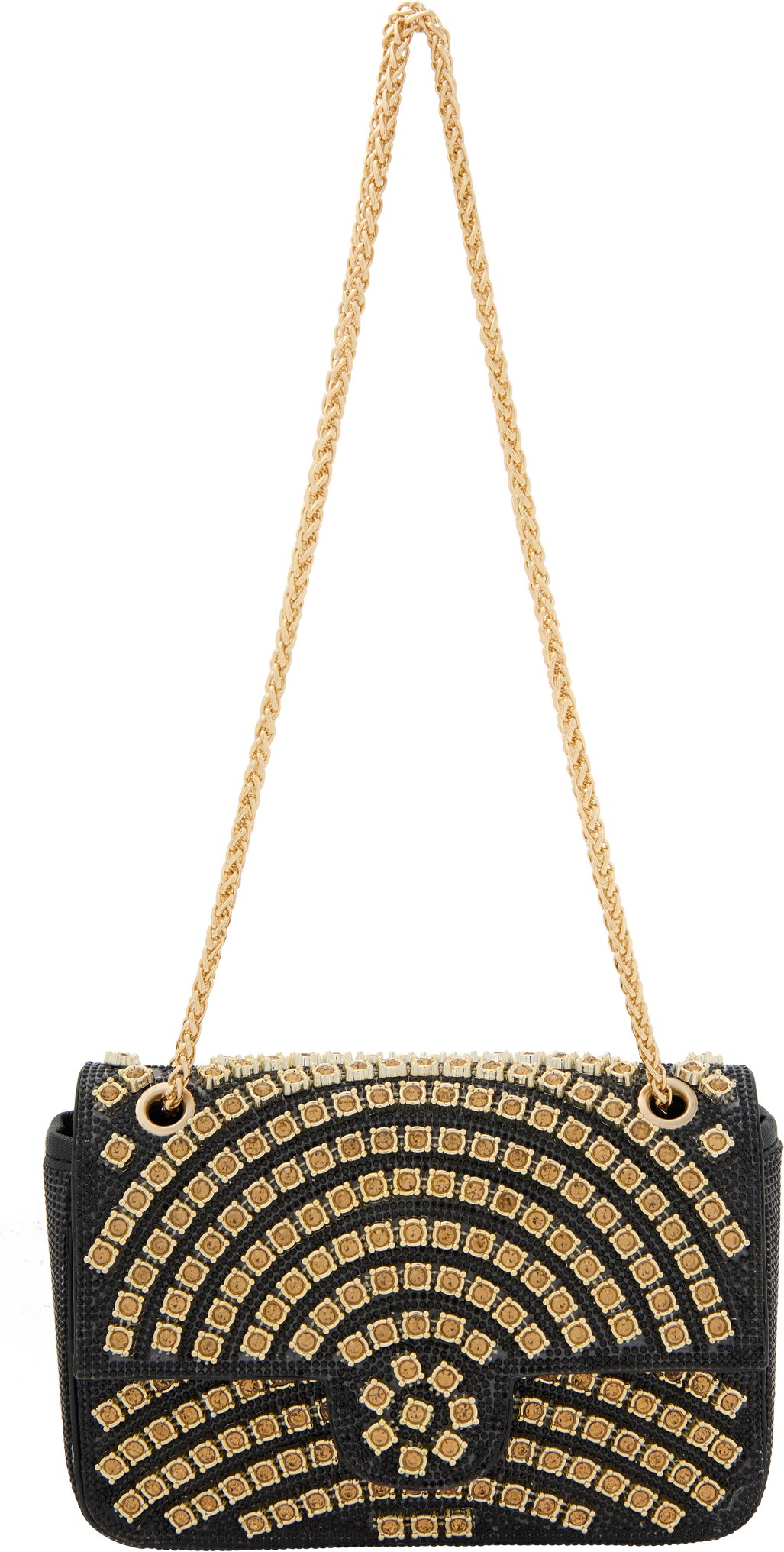 Faina Klappentasche Klappentasche Frauen schwarzes Gold