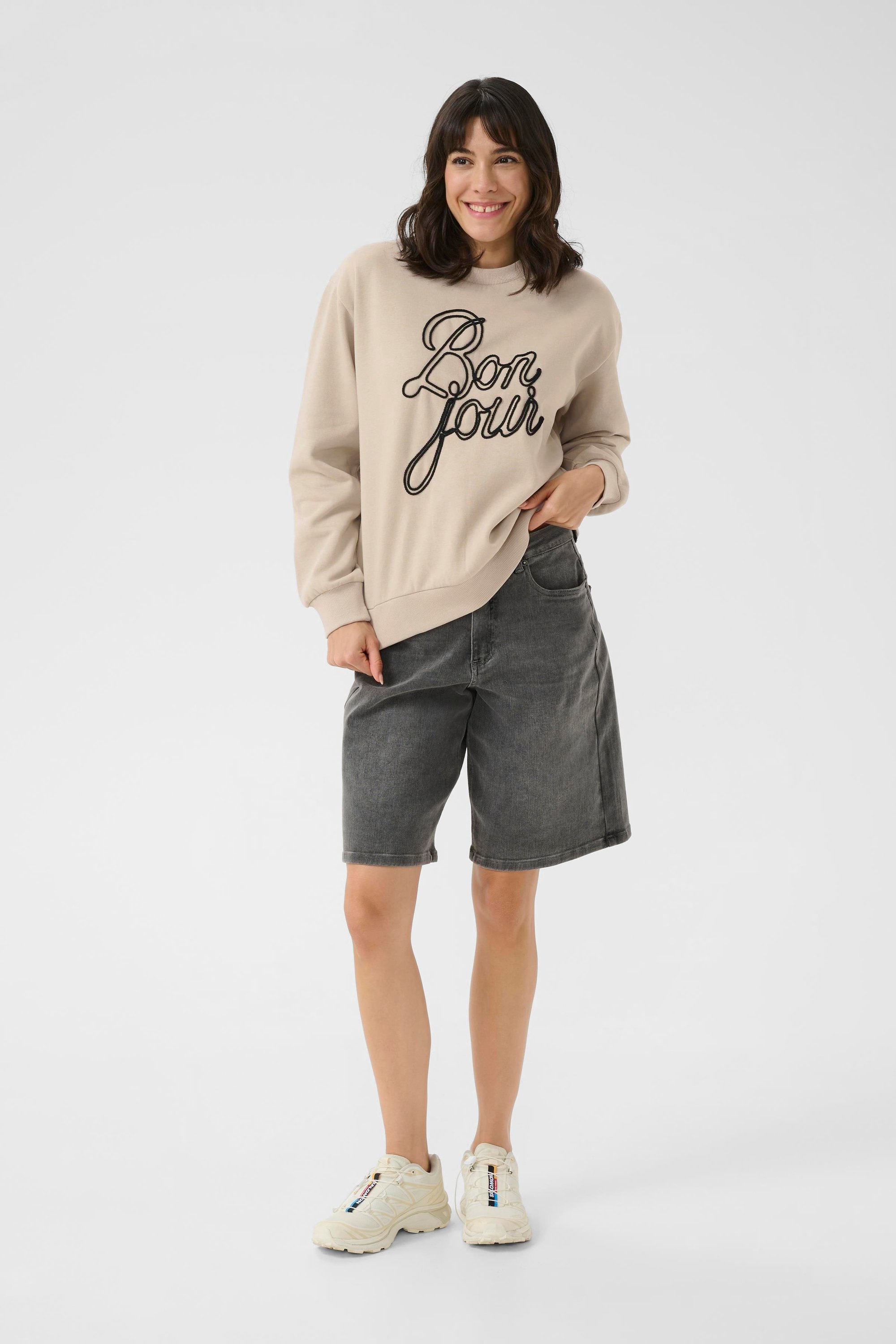 Sweatshirt KAberta Loose fit beige
