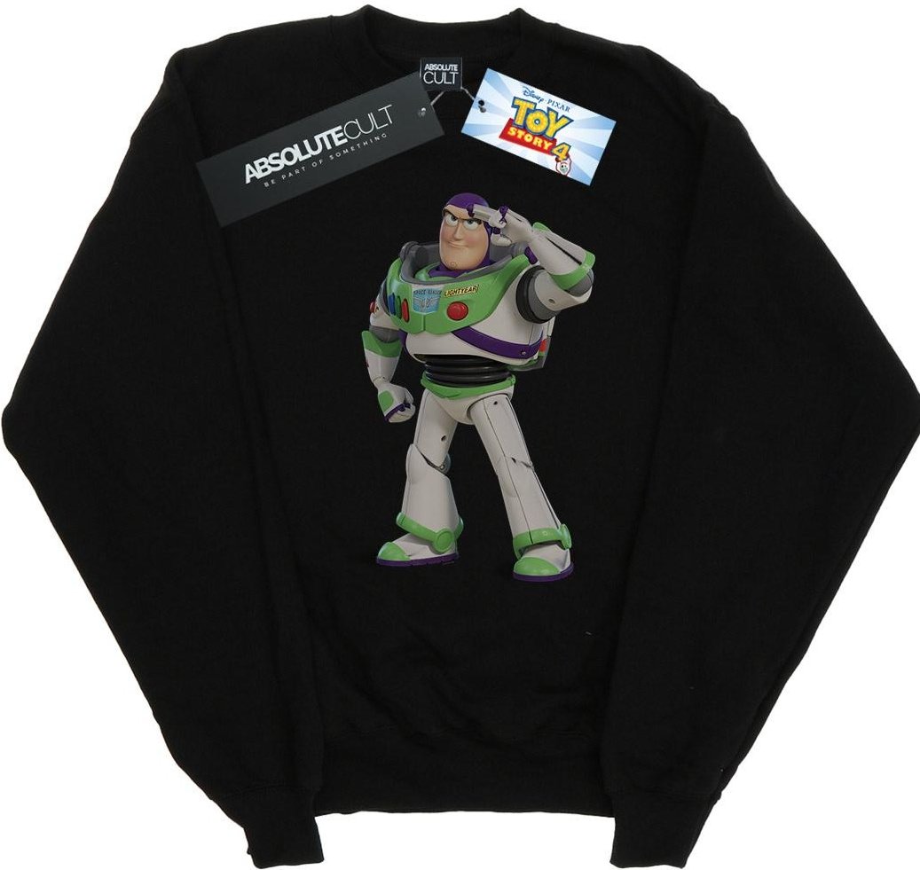 Disney - "Toy Story Buzz Lightyear Standing" Sweatshirt für Herren (Schwarz)