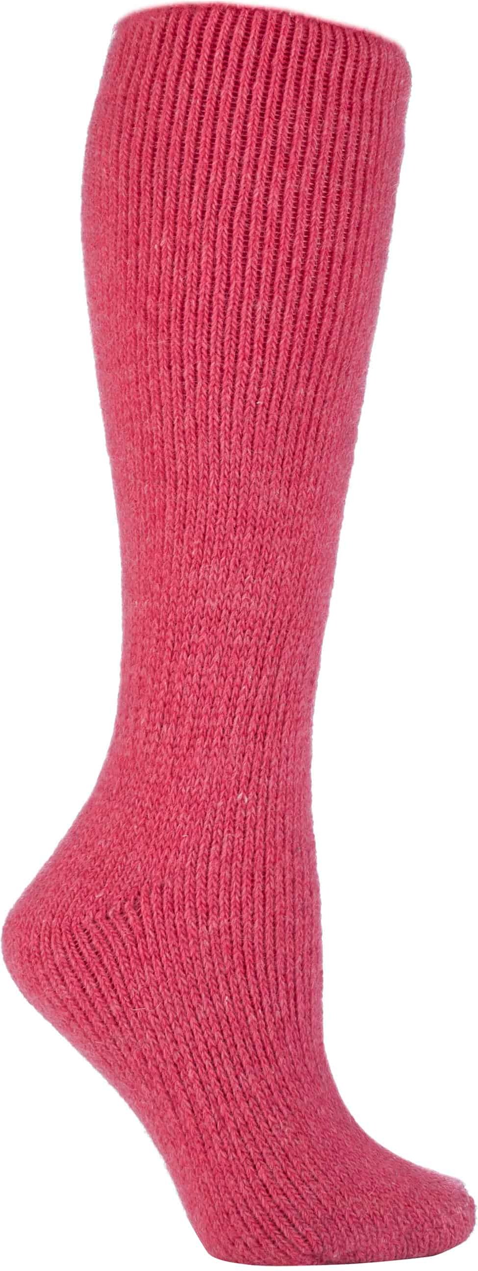 Damen Extra Lange Dicke 2.7 TOG Farbige Kniestrümpfe aus Wolle