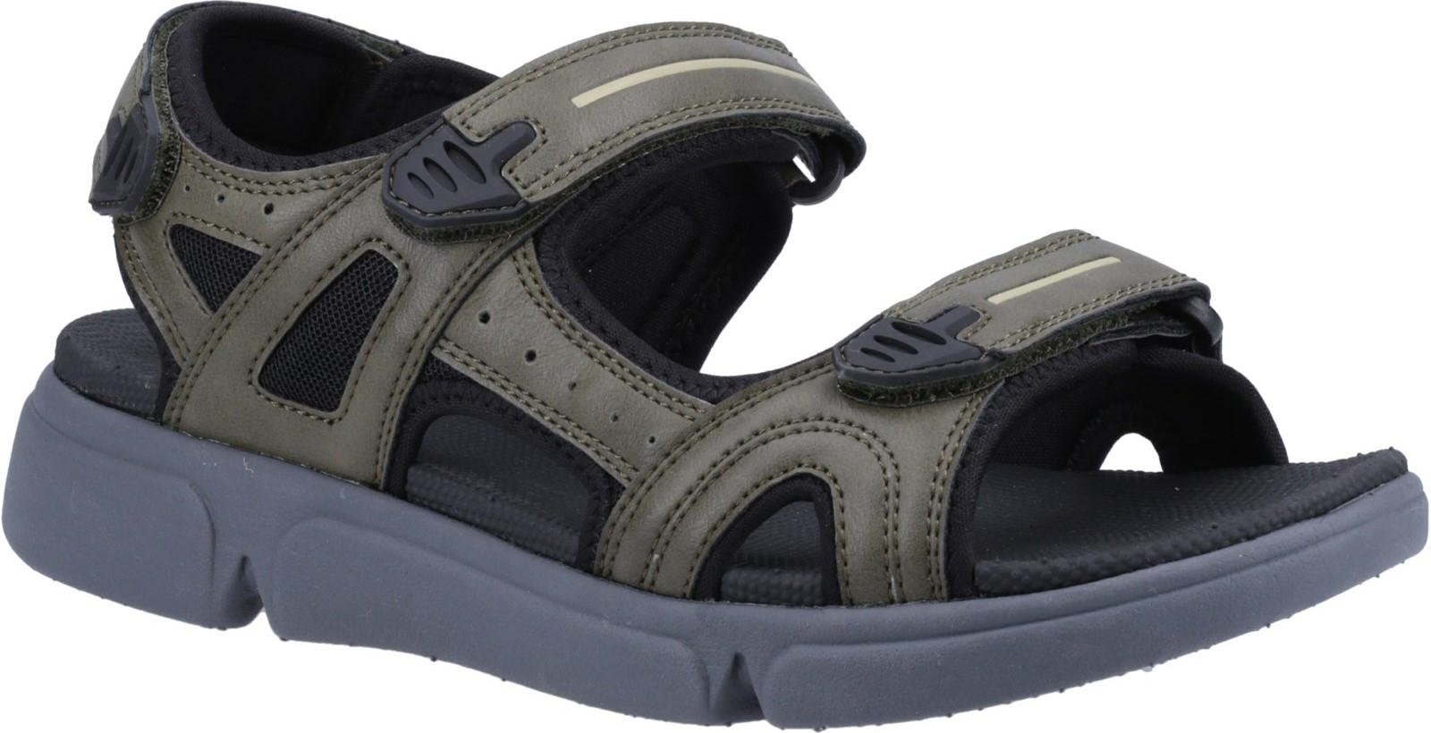 Hush Puppies - Herren Sandalen "Castro" (Khakigrün)