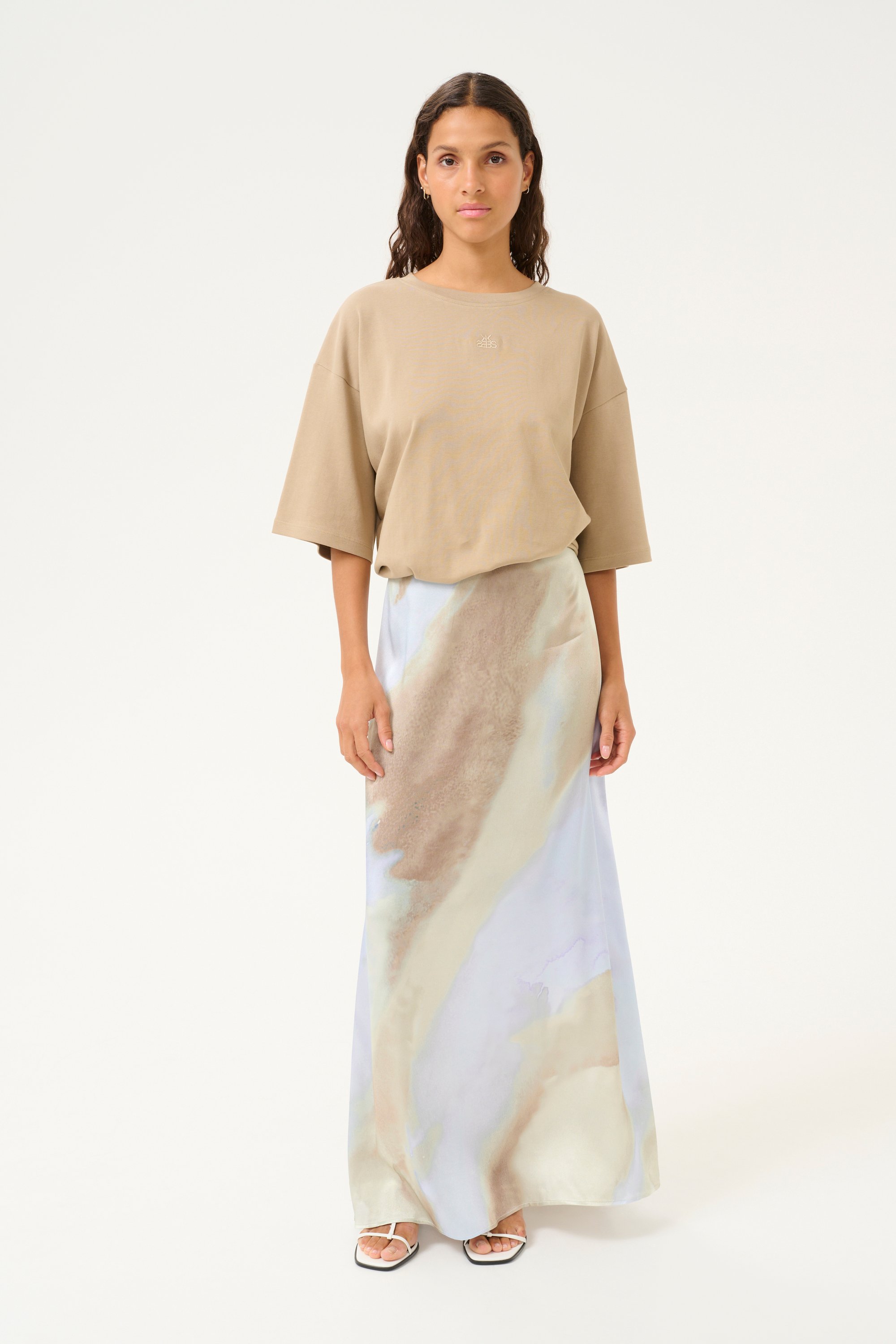 Rock A-shape Olga print Heather multicolour