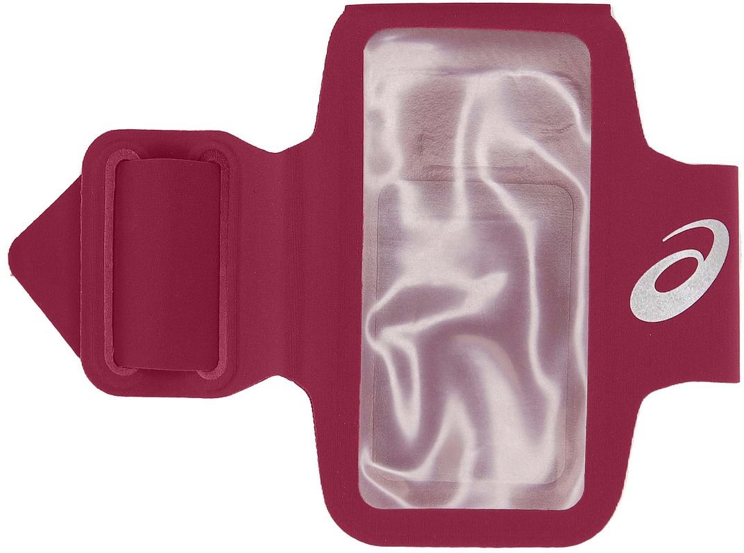 Armtasche mit Asics-Logo in Dunkelrosa