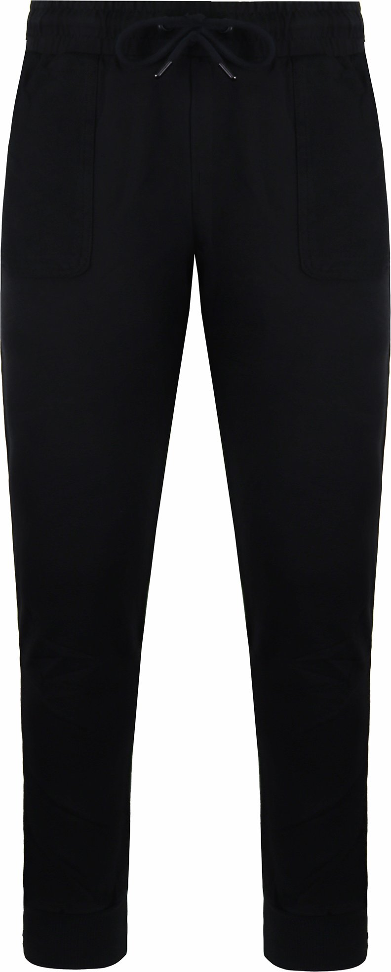 Krimineller Schaden umgekehrte Loopback -Männer schwarze Streckenhosen