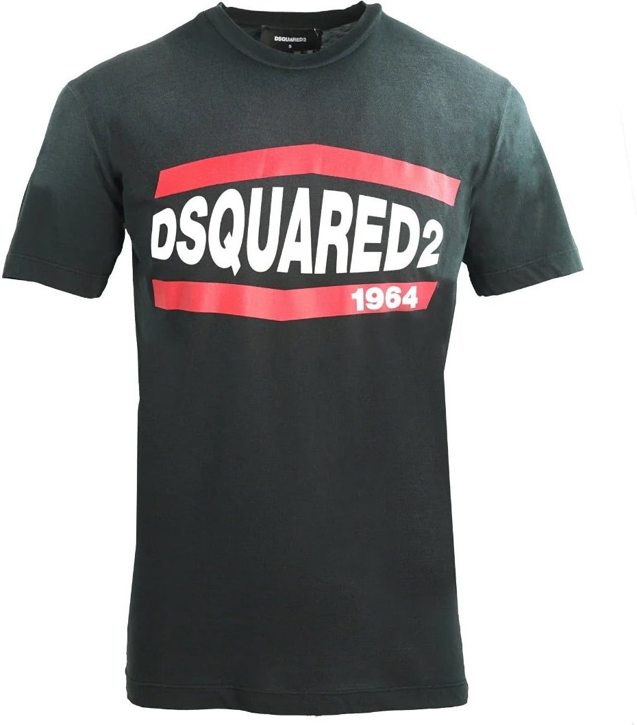 Dsquared2 - 1964 - Cool Fit - T-shirt In Verblichenem Schwarz