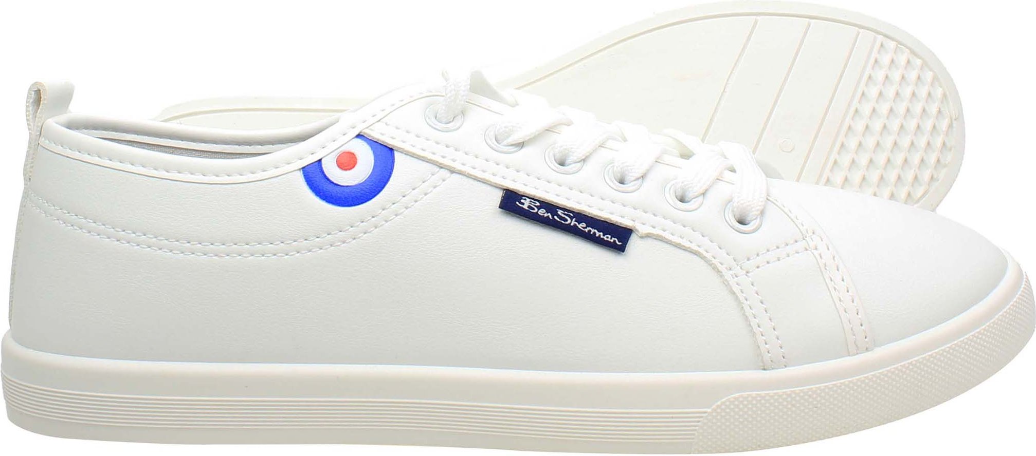 Thumbnail - Ben Sherman Southside Herren Weiße Sneakers