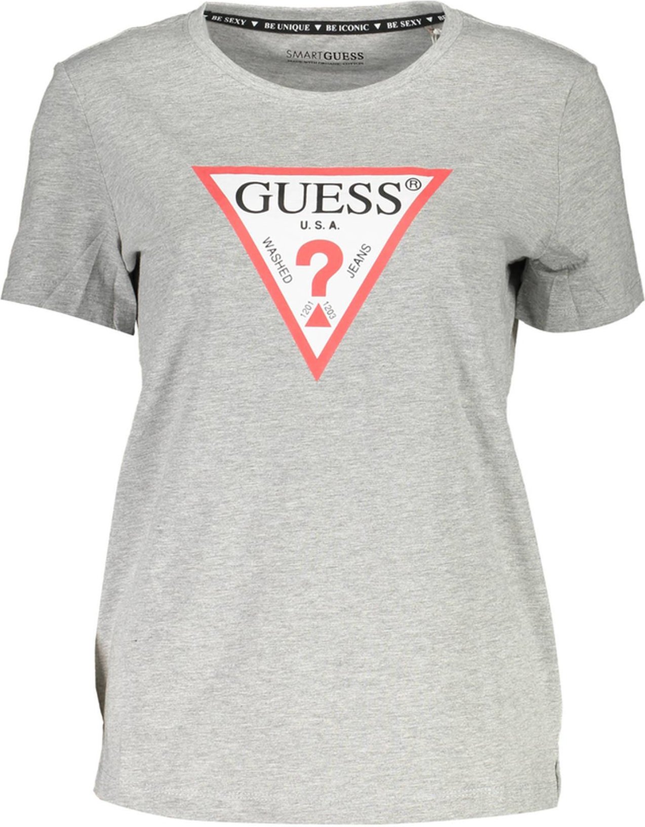 Guess Damen Kurzarm Rundhals Original T-Shirt