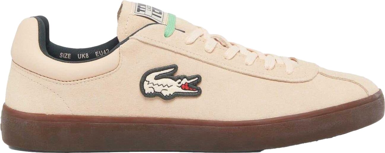 Lacoste - "Baseshot" Sneaker für Herren, Wildleder (Pink)