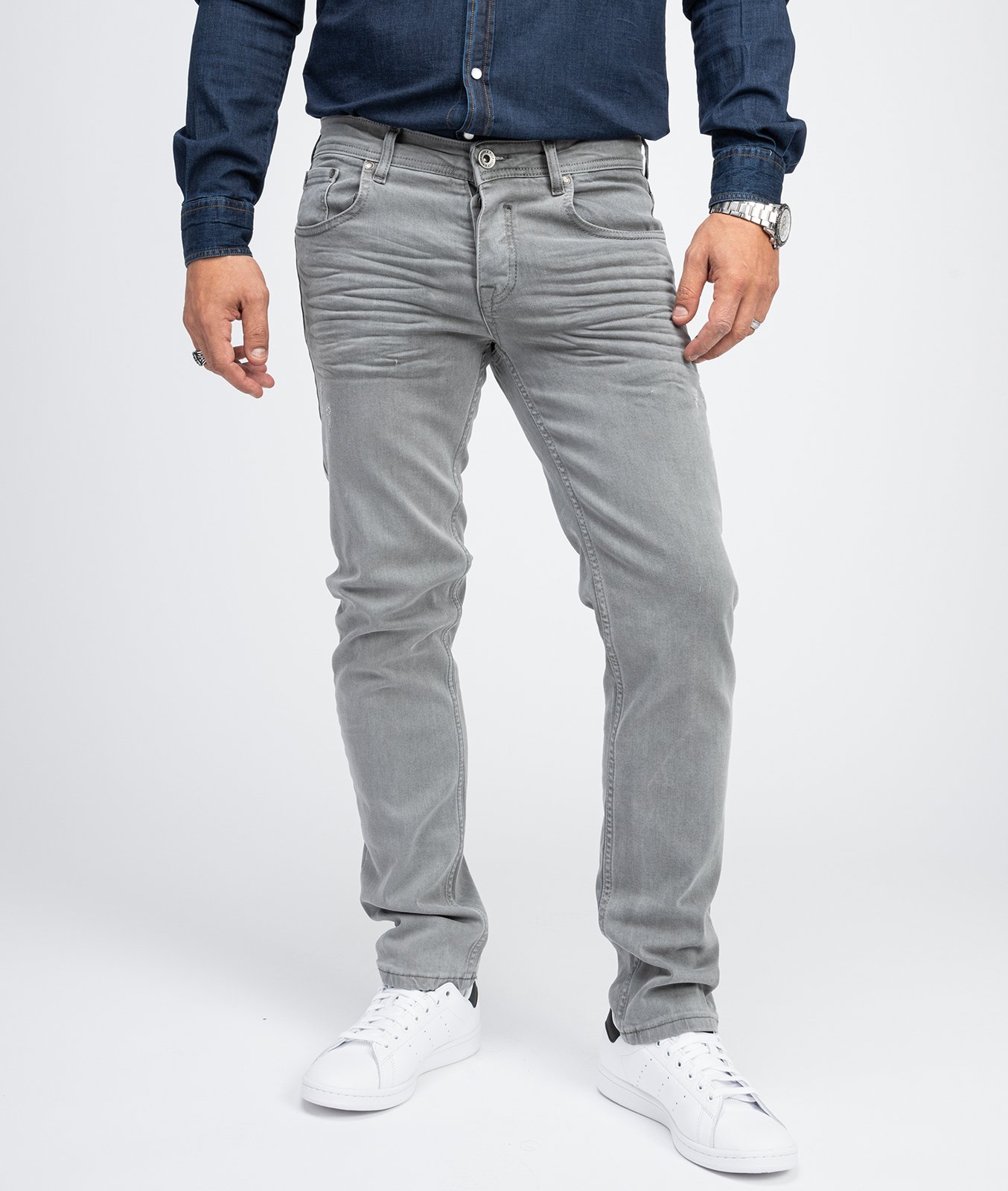 Rock Creek Jeans Grau