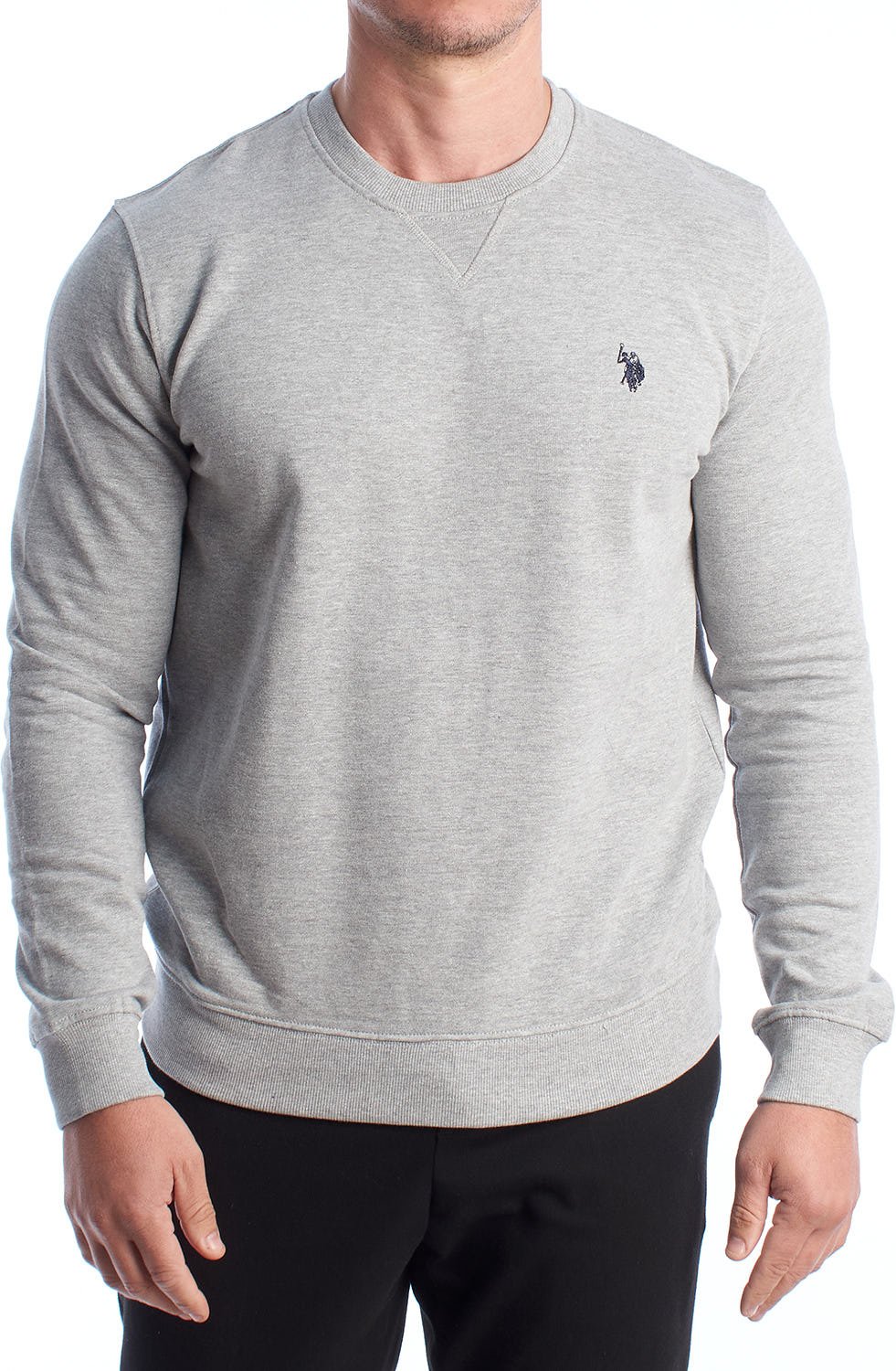 Herren-Sweatshirt mit Rundhalsausschnitt 64712
