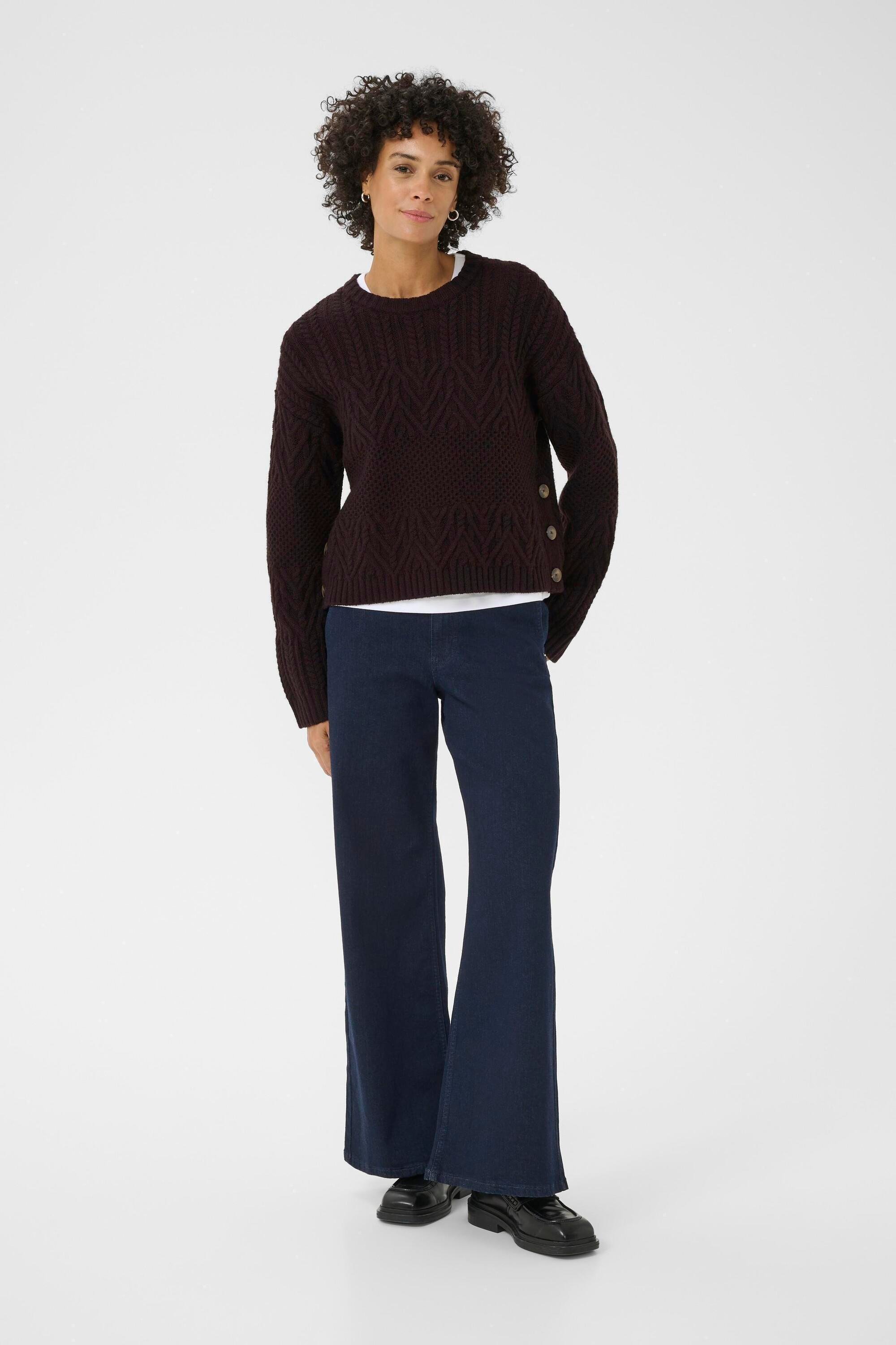 Strickpullover SindyPW Easy fit brown