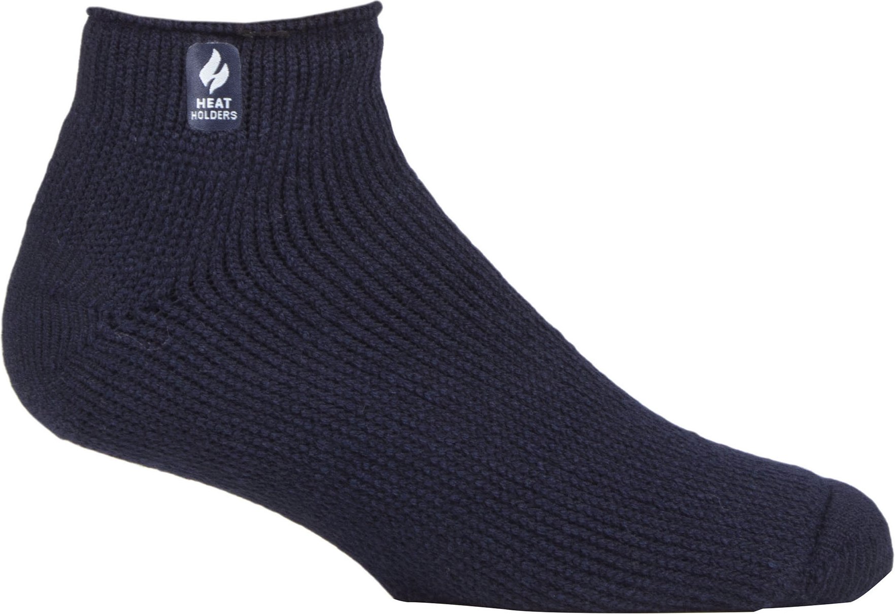 Heat Holders - Mens Thermal Trainer Socken | Low Cut Socken für den Winter - Navy