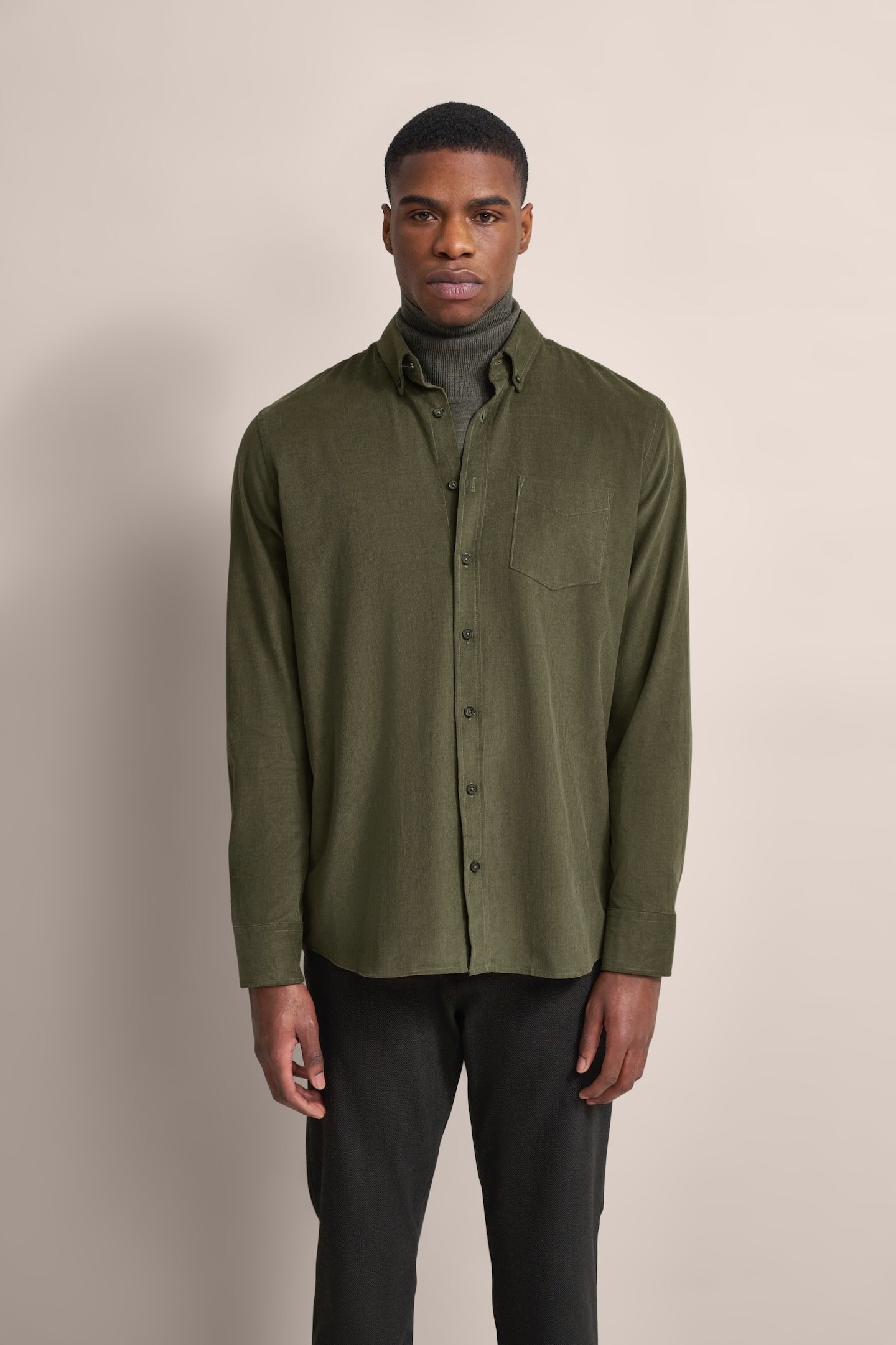 Bugatti Herren Hemd aus modernem Feincord