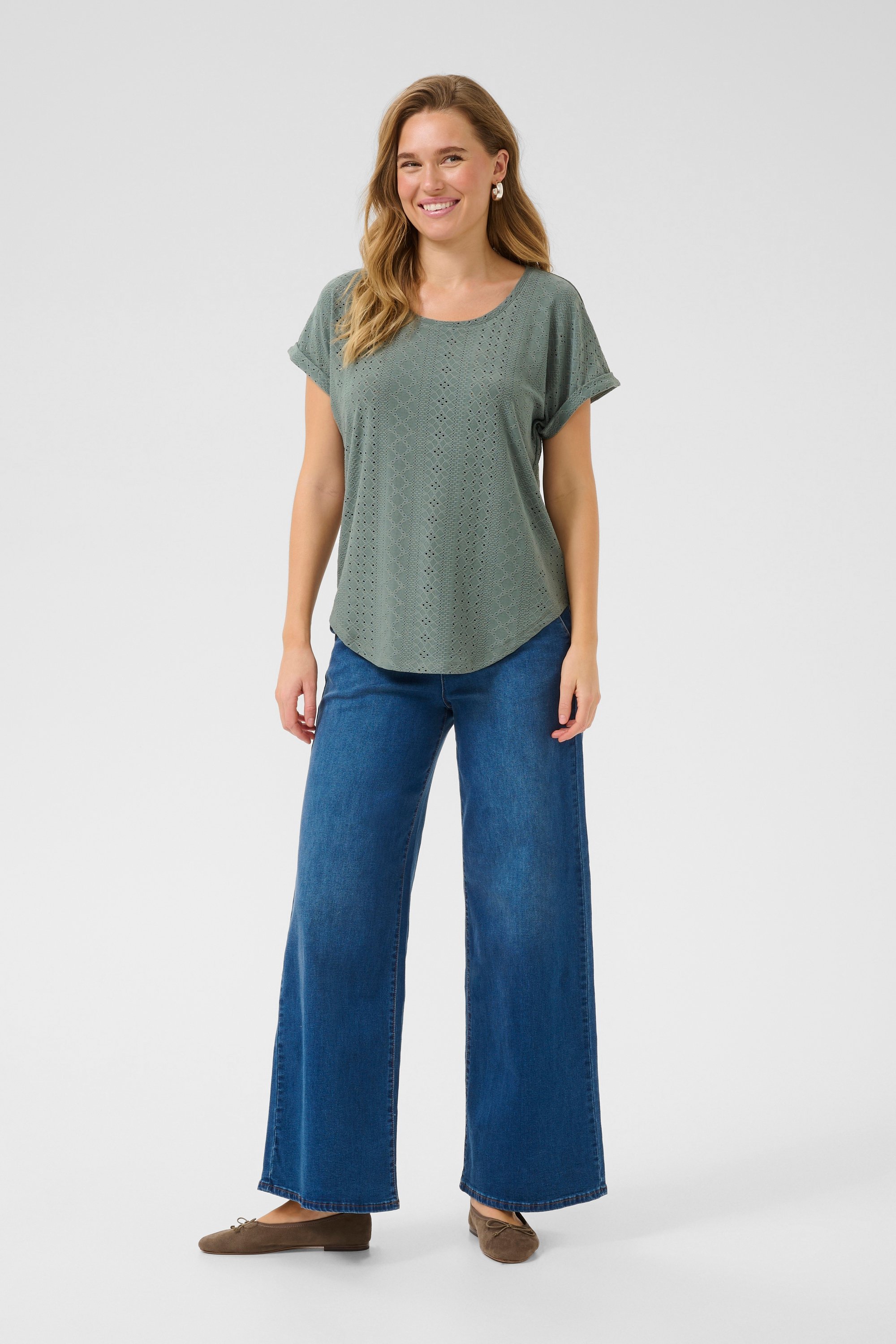 T-shirt Regular fit light green