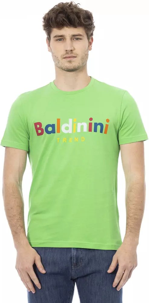 Crew-Neck T-Shirt mit kurzen Ärmeln Rainbow Logo Tee