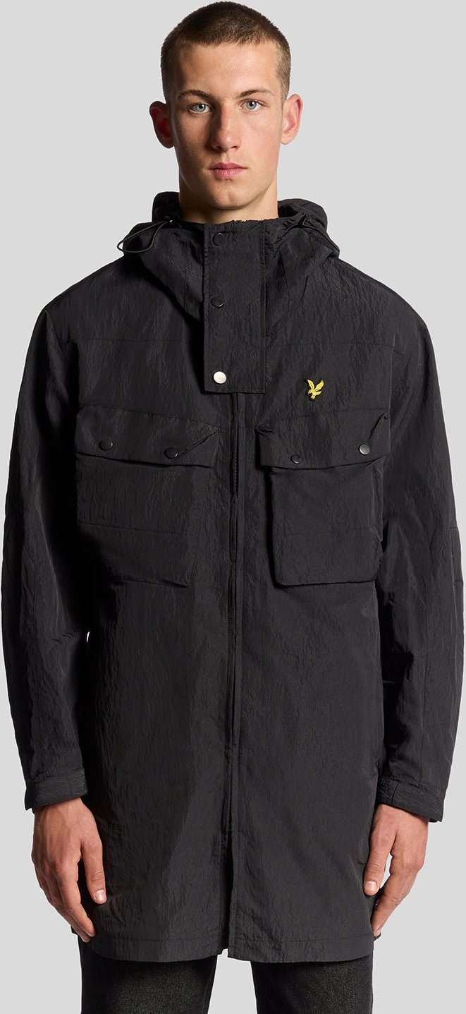 Lyle & Scott Wasserabweisender Guard Parka - Schwarz