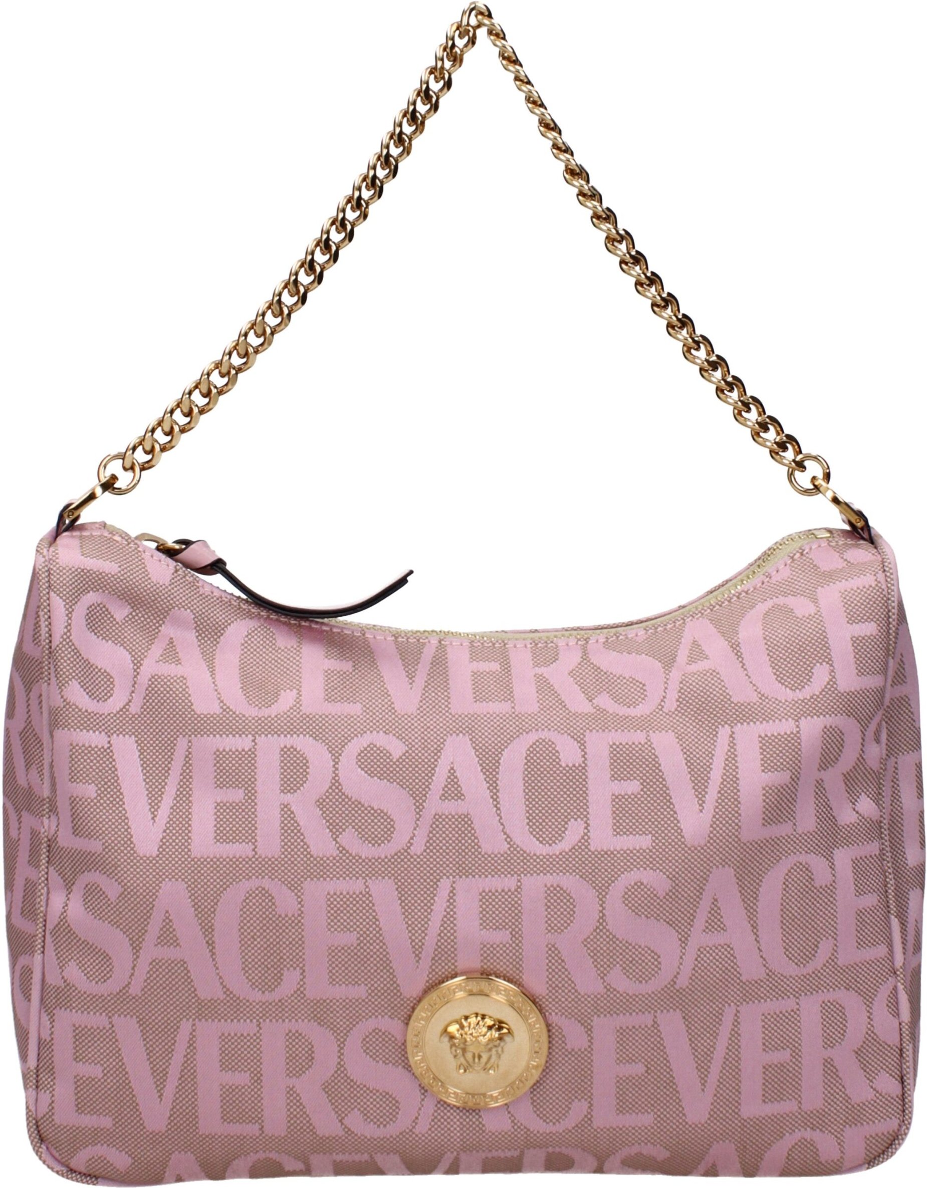 Beige Stoffhandtasche