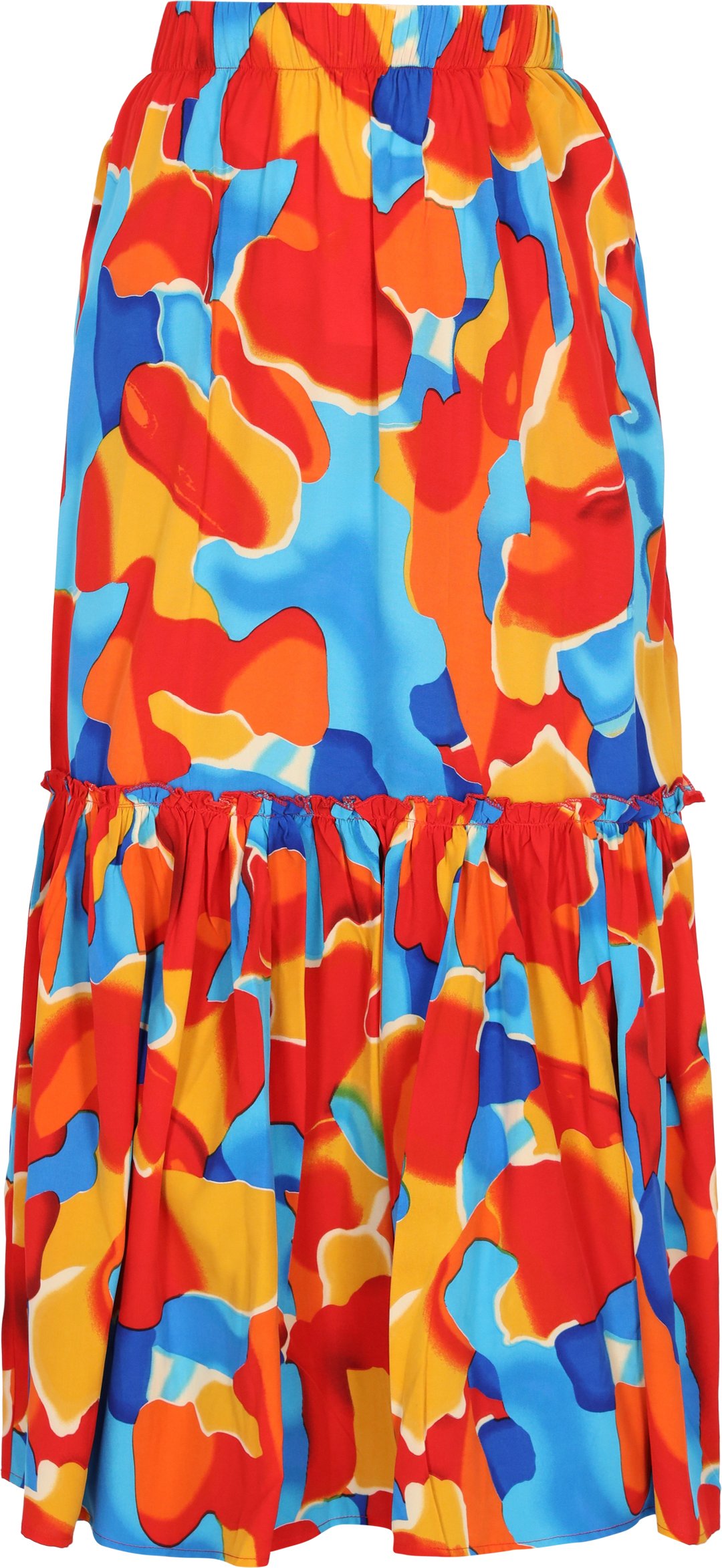 IZIA Rock Frauen rot mehrfarbig