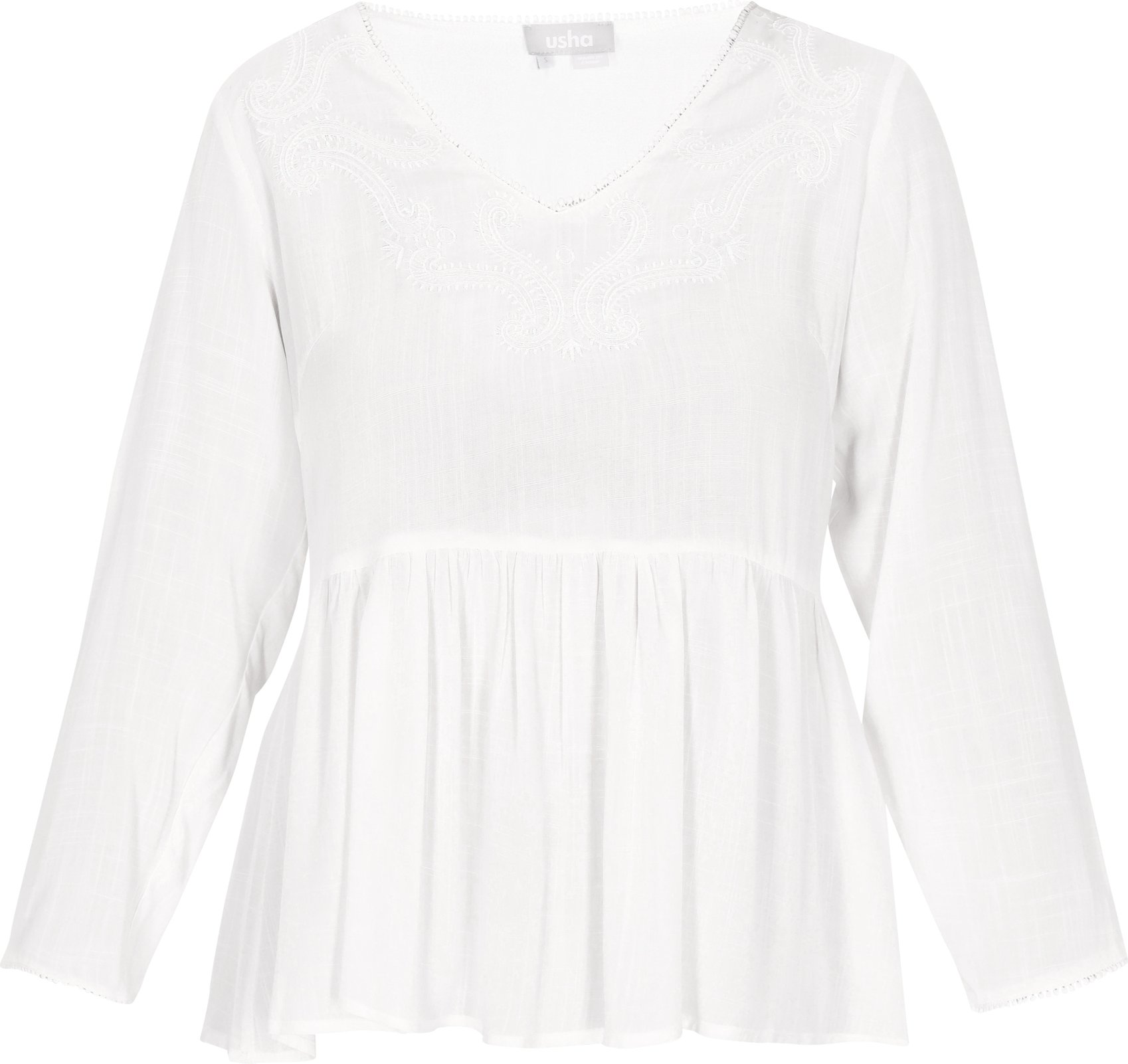 usha Bluse Frauen Weiß