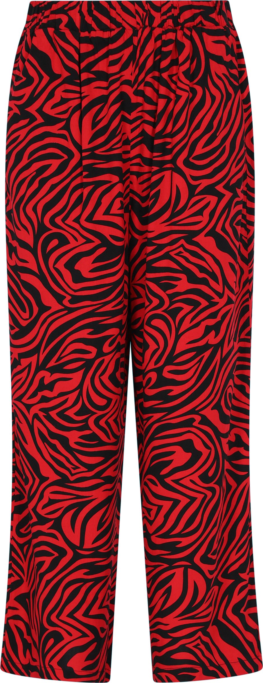 Mymo Hose Frauen schwarz rot