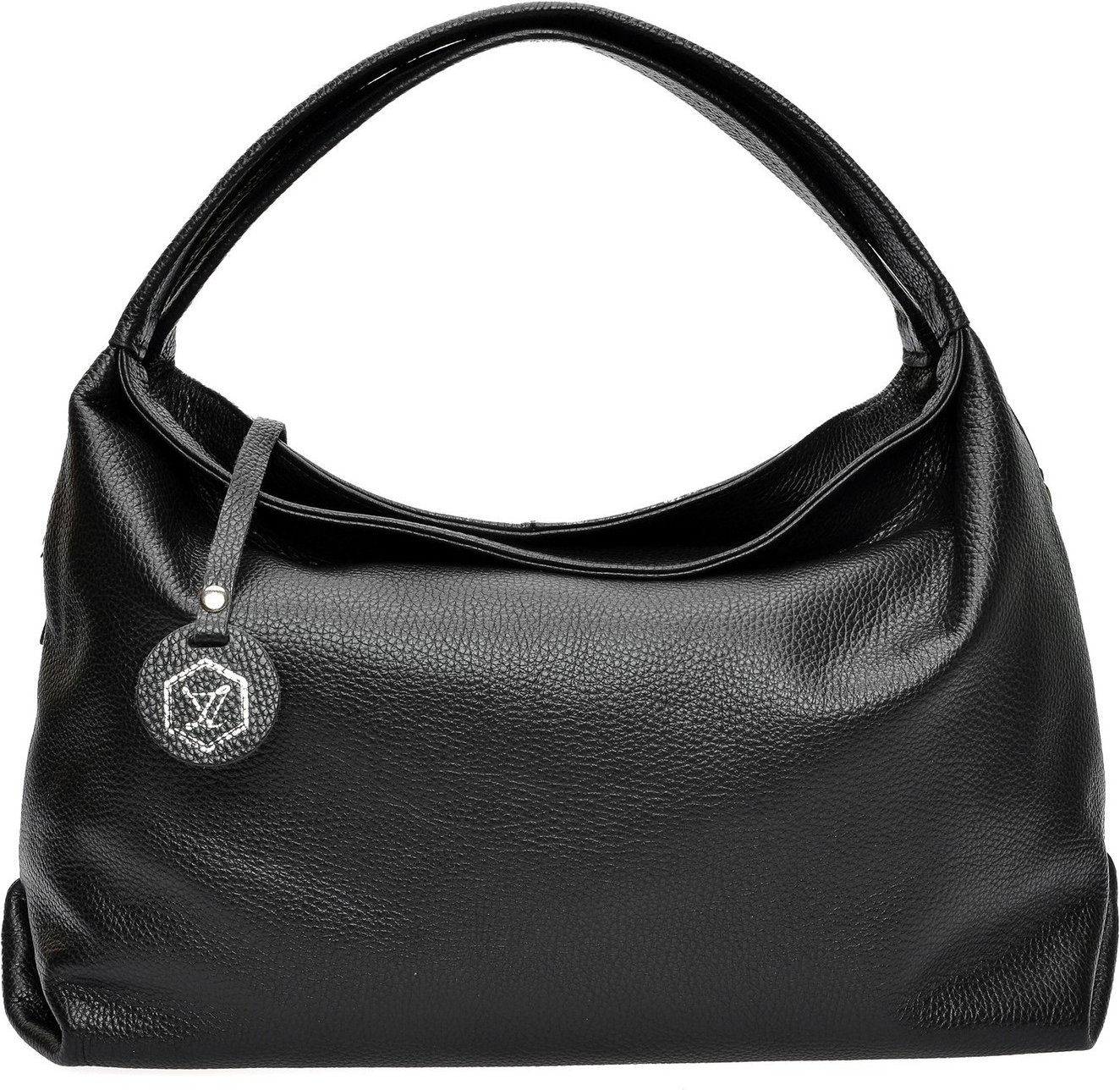 Luisa Vannini Schwarz Rindsledertasche