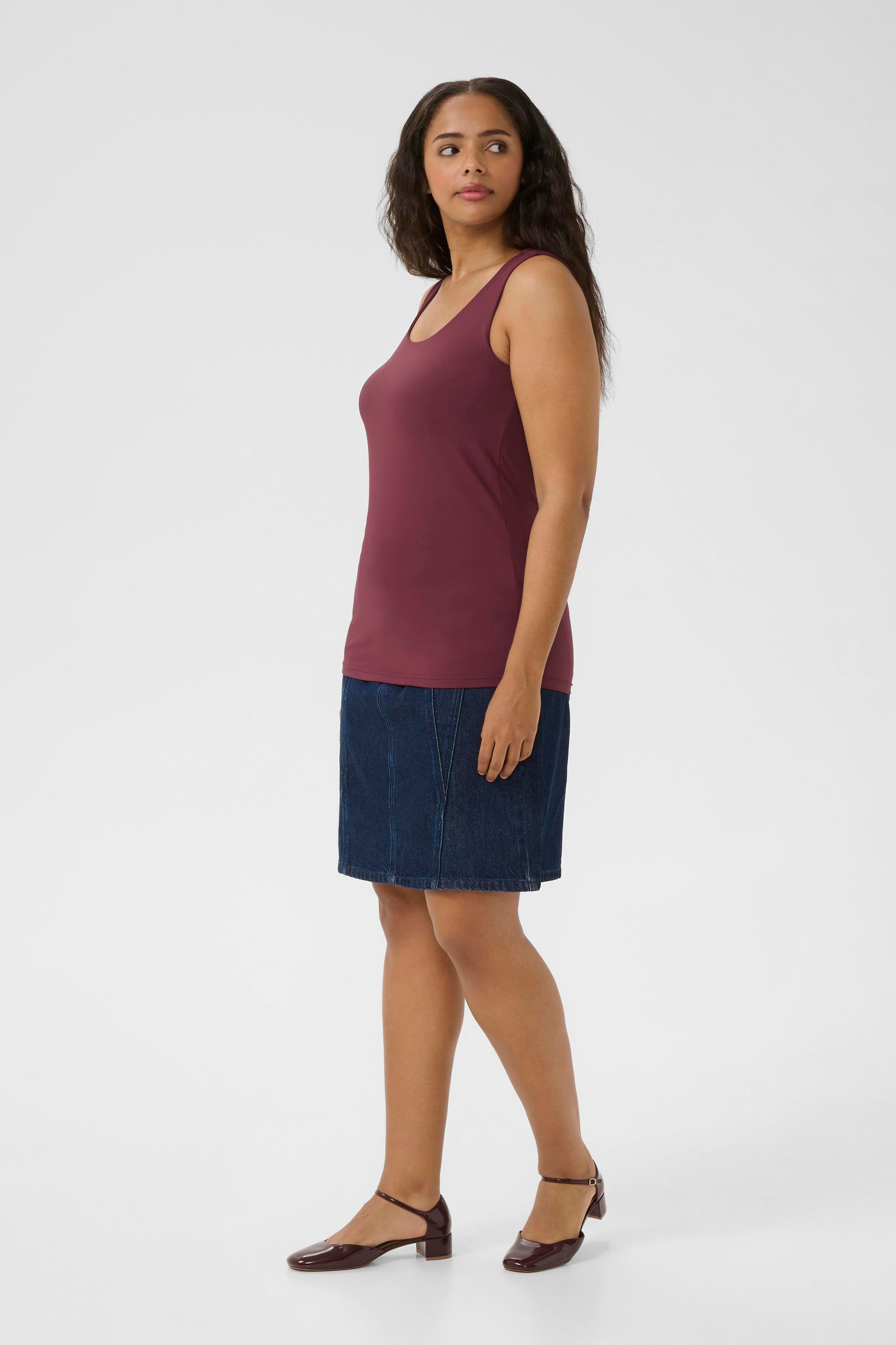 Jerseytop KCerina Tight fit wine