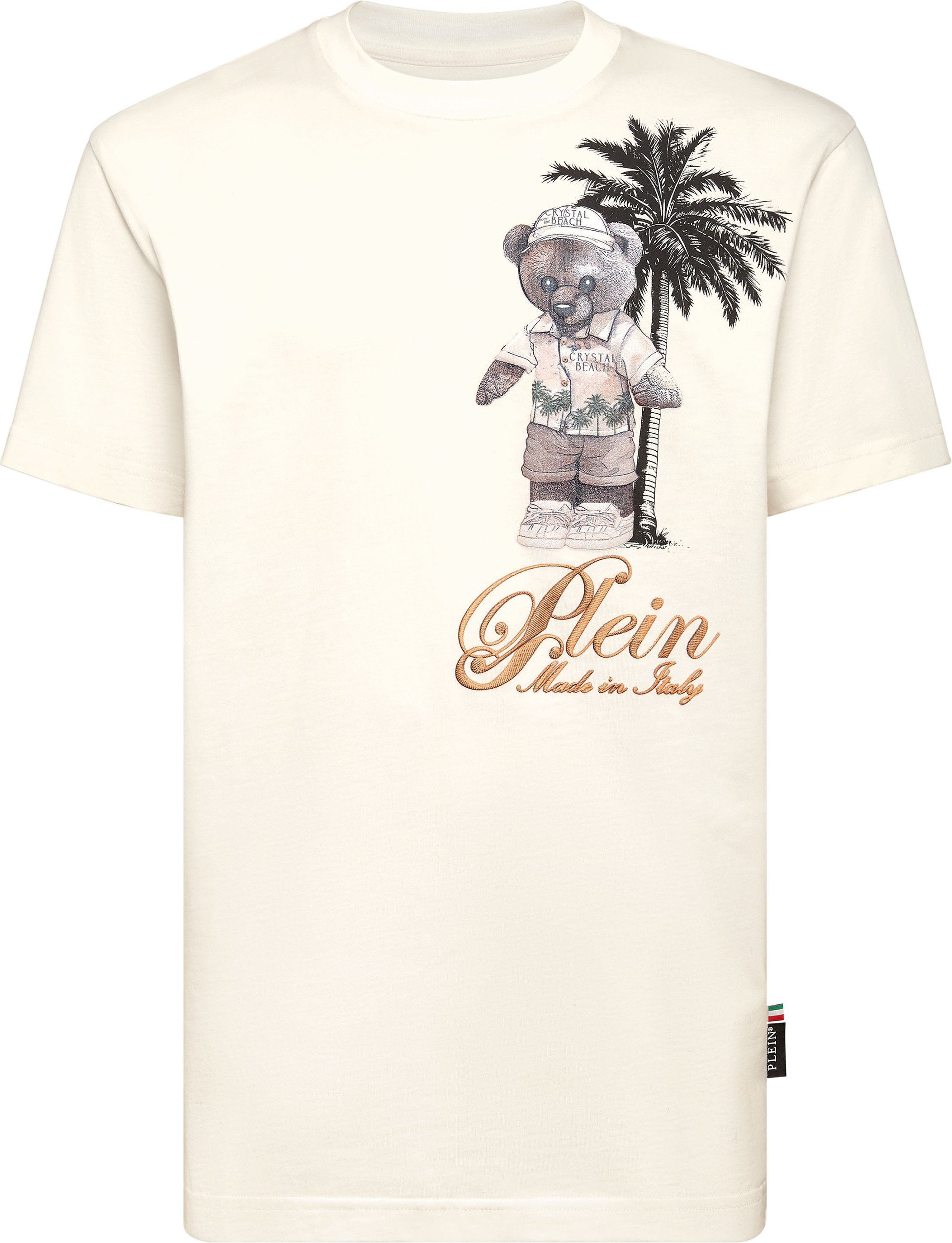 Round Neck T-Shirt Teddy Beach
