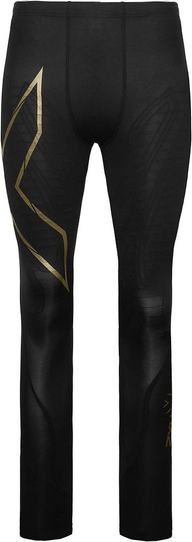 2xu Lichtgeschwindigkeitskompression Herren schwarz/goldene Strumpfhose