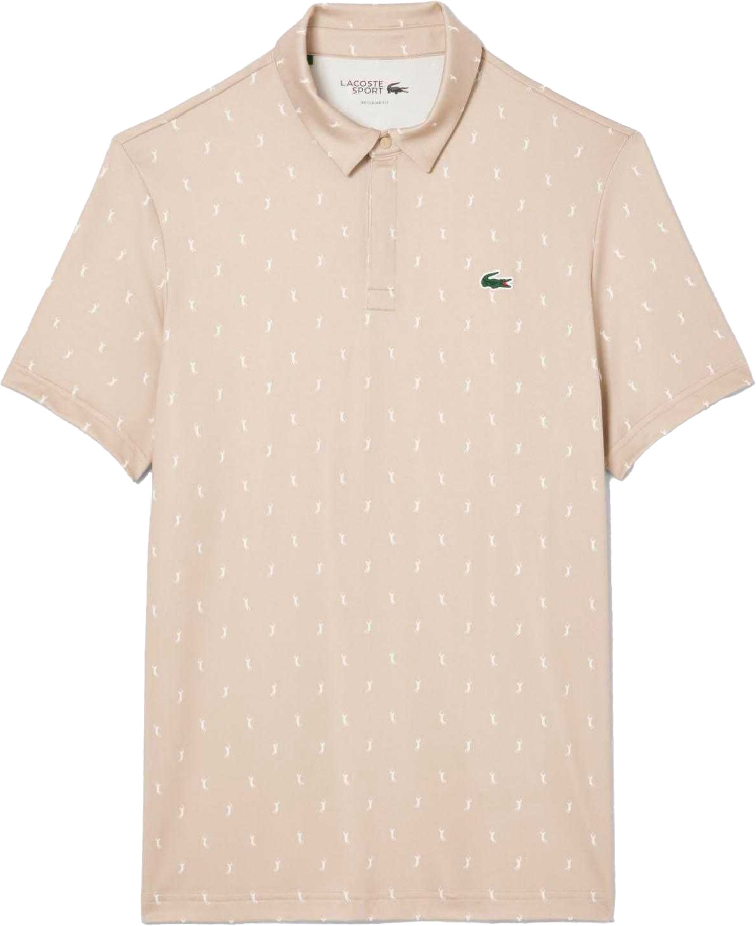 Lacoste - Poloshirt für Herren, Mit UV-Schutz, Emblem, Regulär (Beige)